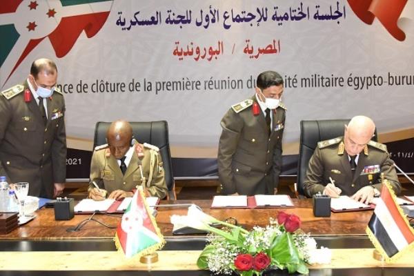 مصر توقع بروتوكول تعاون عسكري مشترك مع بوروندي