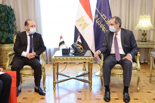 وزير الاتصالات يستقبل نظيره اليمني لبحث سبل تعزيز التعاون المشترك
