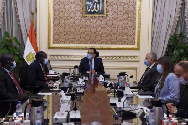مدبولى: مصر مستعدة لإقامة مشروعات استثمارية فى جنوب السودان فى المجالات ذات الأولوية