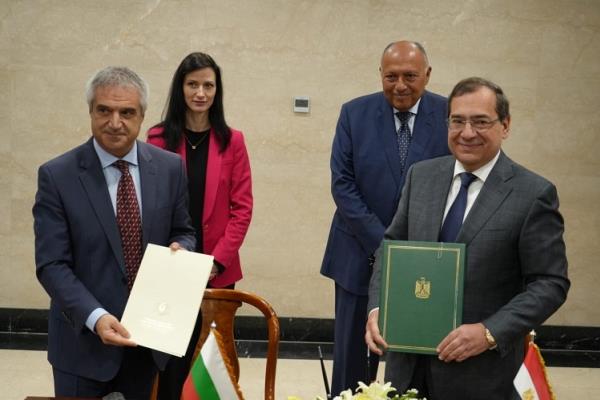 مصر توقع مذكرة تفاهم مع بلغاريا في مجال الغاز الطبيعي
