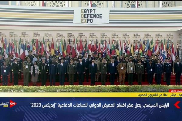الرئيس  السيسي يفتتح أكبر معرض عسكري في مصر